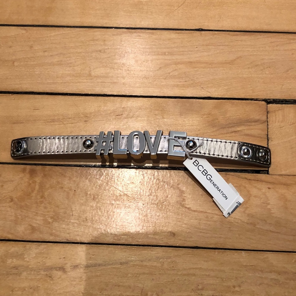NWT - BCBGeneration - Button Bracelet - Love